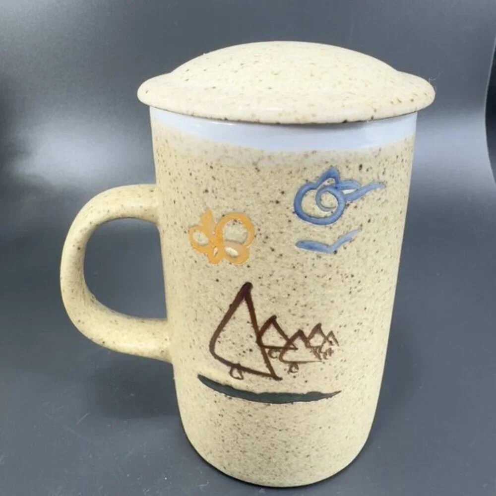 Ceramic Mugs vintage hand